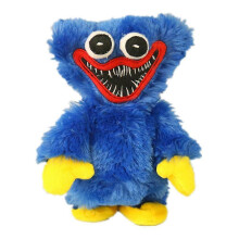(Blue) Electric Poppy Playtime Huggy Wuggy Singing Walking Talking Plush Doll Toy Gift