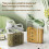 (S, white) Slim Rice Container Storage Tank, Dry Food Airtight Container kitchen Storage 2