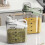 (S, white) Slim Rice Container Storage Tank, Dry Food Airtight Container kitchen Storage 3