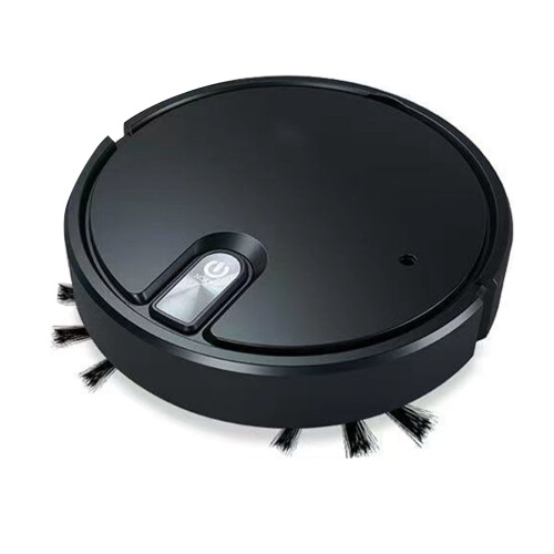 Black Robot Vacuum Cleaner ABS, 906g/32oz, Battery 1