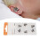 6pcs Click Sleeve Silicone Anti-Static Black XS 14