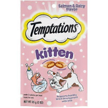 San Francisco Bay Brand Temptations Kitten Cat Treat, Salmon & Dairy, 3 Oz