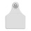 Allflex Global Large Blank Tags White 25's, 1 Count 1