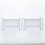 2X Upgraded Featherboard Safety Device Stackable Feather Board Fits Most Standard , T-Slots, T-Rails  Table Saws,White 2