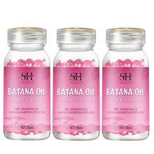 (3 bottle)1/2/3 bottle Hair Batana oil Capsule Keratin Repairs Damaged Hair Anti Hair Loss Batana Oil Smoothing Hair Essence Mix Hair 30 Capsule