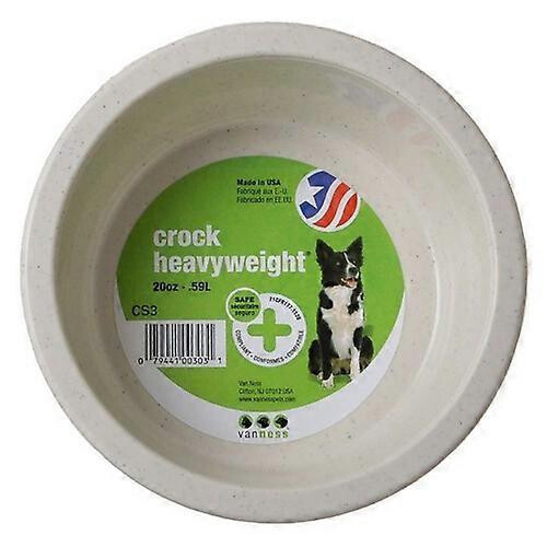 Van Ness Crock Heavyweight Dish, Medium - 6" Diameter (20 oz) (Pack of 1)
