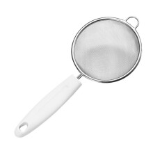 Fine Mesh Skimmer Spoon, Stainless Steel, Medium