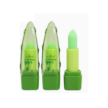(2pcs) 1-3X Aloe Vera Lipstick Magic Temperature Color Change Lipstick Makeup Set