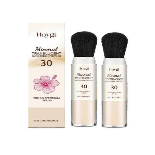 (2pcs)Tropic Mineral Translucent Sunscreen Powder with Brush SPF 30