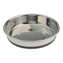 Pet Zone Products Deluxe Stainless Steel Cat Bowl, Silver, 1 Each/12 Oz