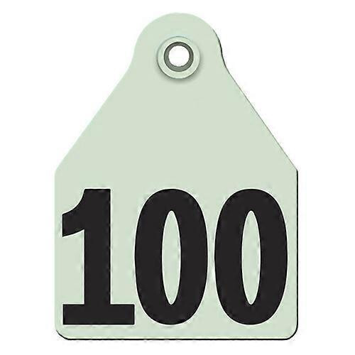 Agritags AgriLabs Maxi Numbered AgriTags 76-100 Green, 1 Count