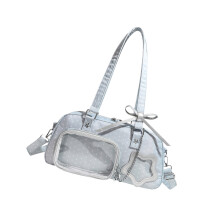 Große Kapazität Handtasche Harajuku Itabag Schulter-Blau