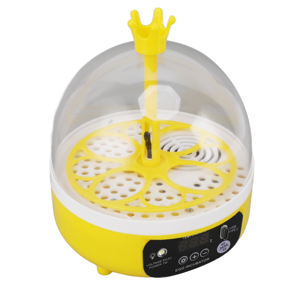 Mini Egg Incubator Automatic Control For 4 Eggs With Candler 9461393441350