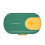 (Yellow) Portable Travel Pill box Plastic Storage Container Moistureproof Pill Cutter Organizer Large Capacity Pillboxes 3
