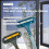 (blue) Realisticm 2 in 1 Mesh Cleaner Brush - Window Screen Cleaner Brush with Scraper 2