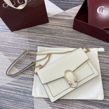 GUCCI White Leather Card Holder | Premium Quality Wallet 837373