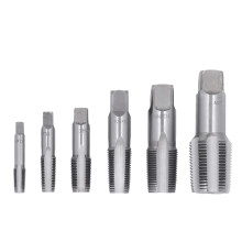 Pipe Tap NPT Threading Kit 6pcs Carbon Steel for PVC Pipes 1in-1/8in