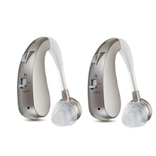 (USB, silver 1 pair) Heasouls Hearing Aids, 2025 New Rechargeable Hearing Amplifier for Seniors