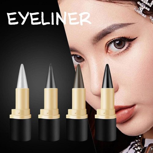 (A) Eye Enhancing Black Eyeliner Stick Solid Thick Eyeliner Gel Makeup Smooth 2