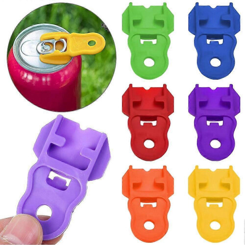 6pcs Easy Can Opener Safe Ring Pull Can Opener Easy Can Opener with Pull Lid 2