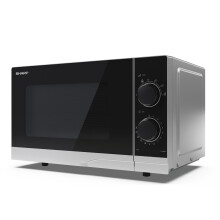 Compact Microwave Oven with Dial Controls 700W 20L Turntable YC-PS201AU-S