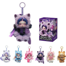 P P MART SKULLPANDA My Little Pony Series Plush Doll Pendant Blind Box Figures, Collectible Toys Home Decorations, Holiday Birthday Gifts for Girls a