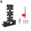 (Black) 7-18mm Adjustable Dowel Maker Jig Woodworking Electric Drill Milling Dowel 1