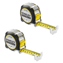 Stanley STA538218 FatMax Tape Measures Rule 8m / 26ft FMHT38218-5 Twin Pack