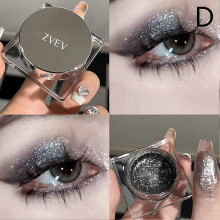 (D) Single Glitter Eyeshadow Makeup Highlighter Pigments Cosmetics