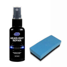 (50ml with sponge)Innovative Headlight Repair Polish - Auto Headlight Restoration Liquid