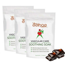 (3 Packs)Vascular care soothing soak pack soothes and repairs veins, dredges meridians