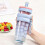 (Blue)High-quality Water Cup Large Capacity High Temperature Resistant Plastic Straw Cup Portable Handle Tea Bin Summer Cup 1