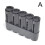 (Black) Coin Collection Box, Coin Separation Box, 5-compartment Coin Collection Box 1