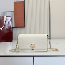 GUCCI White Leather Card Holder | Premium Quality Wallet 855654