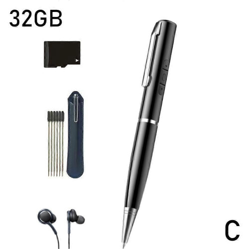 (C) Digital 360 recording device, voice controlled pen style conference recorder