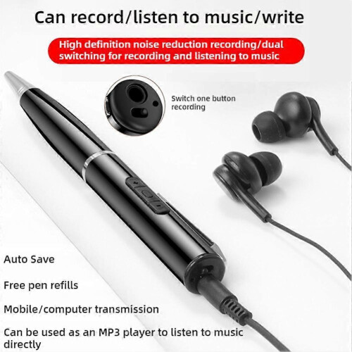 (SK26) Digital 360 recording device, voice controlled pen style conference recorder 1