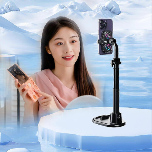 Mobile Phone Radiator with Holder Cell Phone Radiator Bracket for Live Broadcast 2