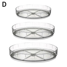 (Black S)Rotating storage rack large, medium and small sets storage complete
