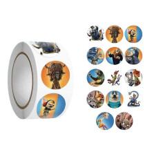 (One size, B) Zootopia ZootopiaNick Design Car Sticker Cute Cartoon Style for Car Decoration Enhances Vehicle Appearance Perfect Gift for Fans