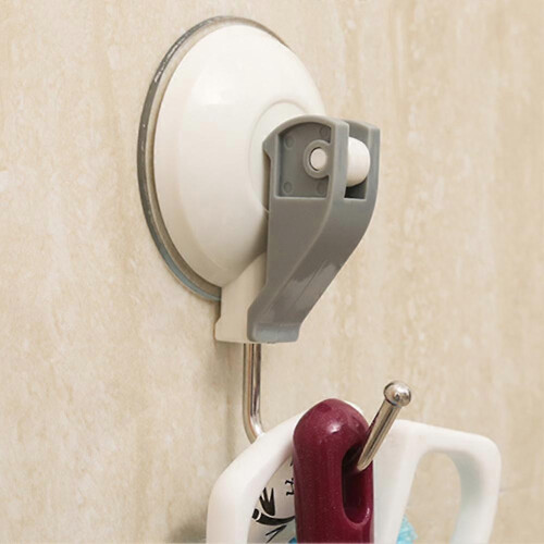2X Heavy Duty Lever Suction Cup Hooks Bathroom/kitchen 2KG TOP 1