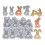 High Performance Portable Heart-Shaped Rabbit Plaster Epoxy Candle Silicone Mold High Quality Modern 1
