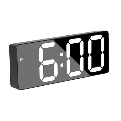 (Pink) Clock Desk Large Digital Wall Clock Desk Office Items Children's Curved Decor