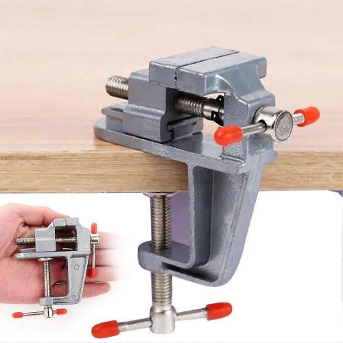 Table Bench Clamp Vise Bench Vise Table Screw Vise for DIY Craft Mold Fixed 1