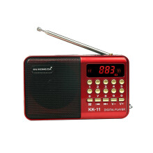 Rechargeable Mini Digital Portable FM Radio USB MP3 Music Player SD Card Speaker