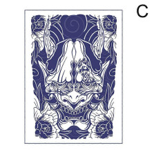 (Style 3) Fruit Juice Herb Tattoo Sticker Temporary Fake Tattoo Sticker Waterproof
