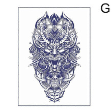 (Style 7) Fruit Juice Herb Tattoo Sticker Temporary Fake Tattoo Sticker Waterproof