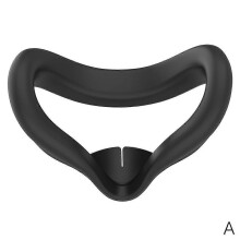 (LAVENDER MASSAGE OIL,Black)For Meta Quest3s VR Glasses Shading Silicone Mask Anti-sweat Face Cushion