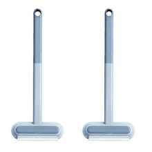 2Pcs Lint lift Pet Hair Cleaning Brush with Squeegee