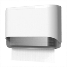 (White) Paper Towel Dispenser Wall Mounted Adhesive Multifold Trifold Commercial Paper Hand Towel Dispenser