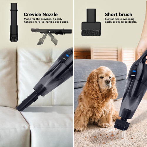Cordless Handheld Vacuum with Strong Suction Power for Home Use 2